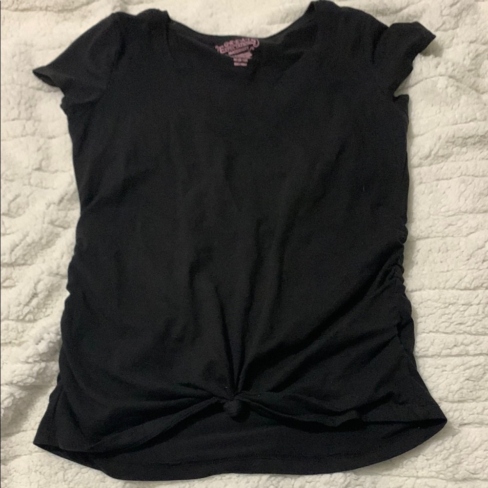Greats Maternity Women's Black Short Sleeve Tee